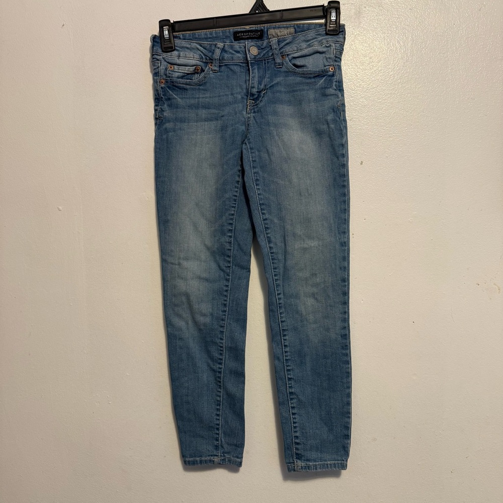 Aeropostaleâ Light Blue Jegging Jeans Womenâs Size 2 Short